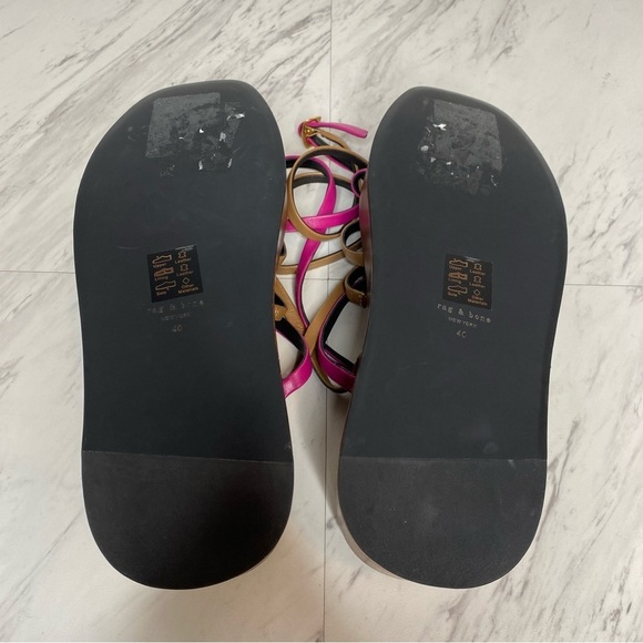 Rag & Bone Logan Platform Strappy Sandal 40 / 10 - Picture 14 of 15